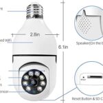 Caméra de surveillance à distance à domicile Susenstone Vue panoramique à 360 degrés Caméra de surveillance intelligente haute définition de type ...