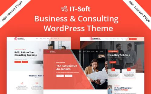 Dream-IT Consultant WordPress Theme theme free